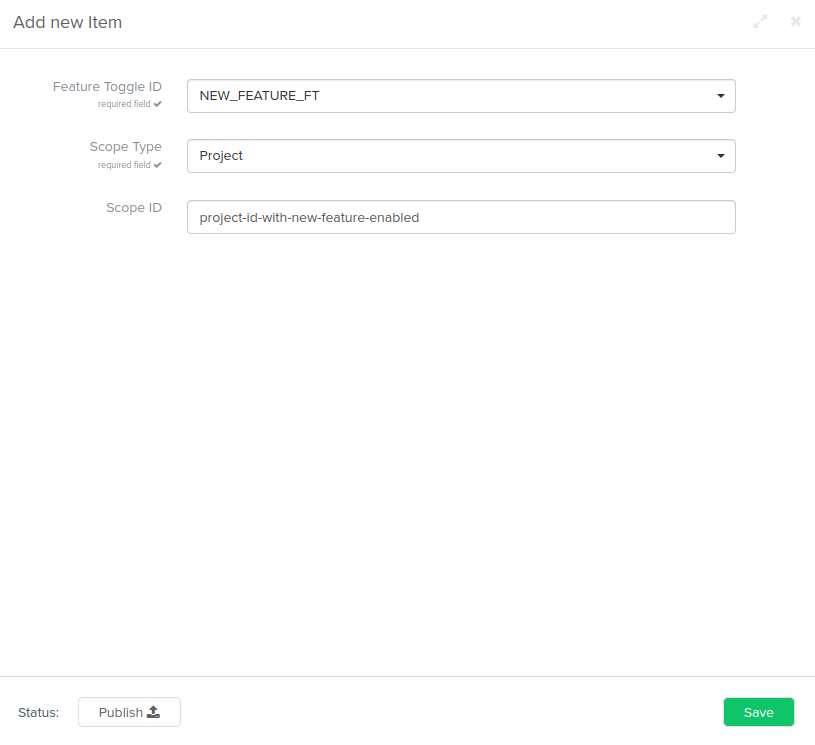 activate feature