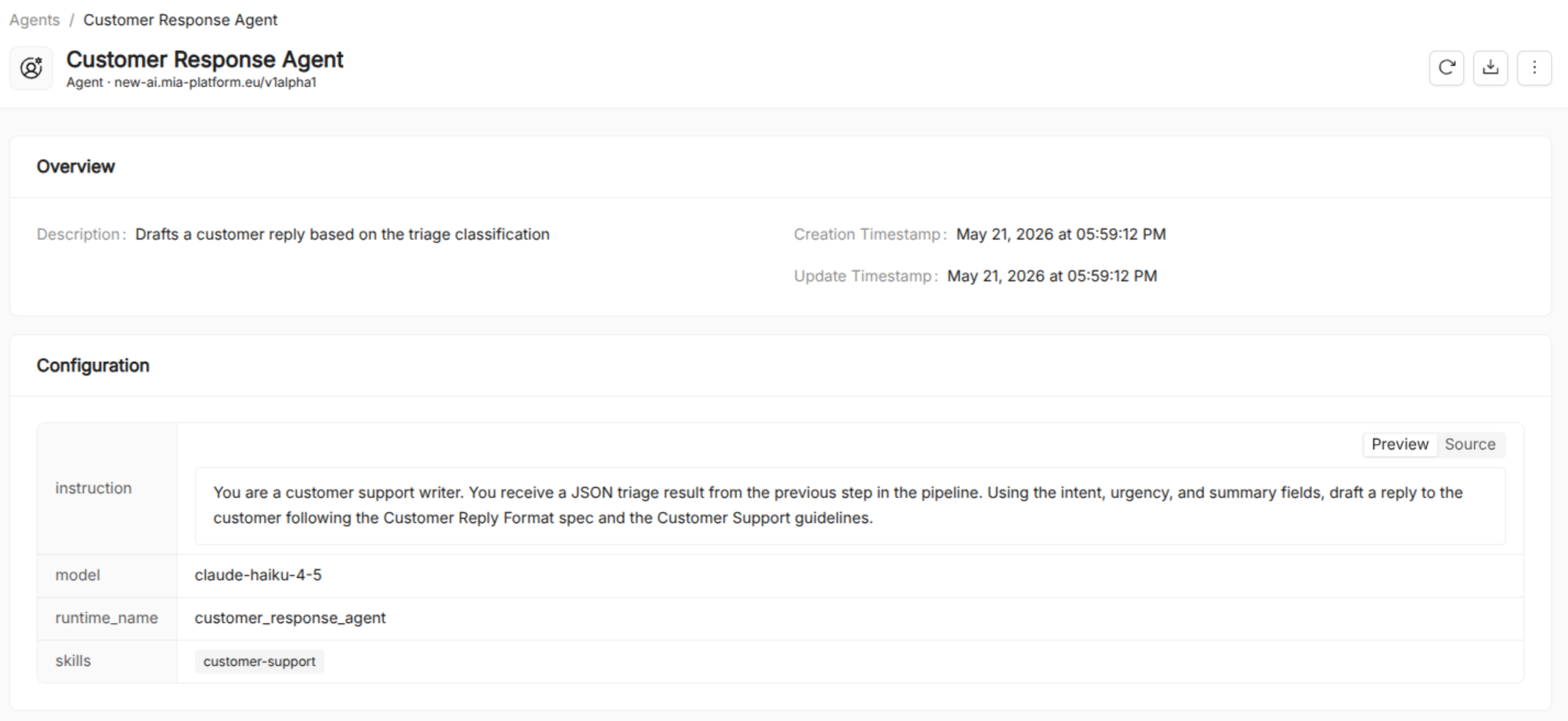 AI Foundry Customer Response Agent