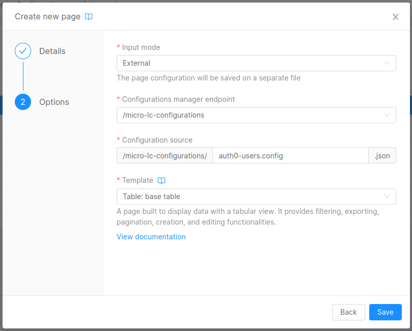 User Configuration