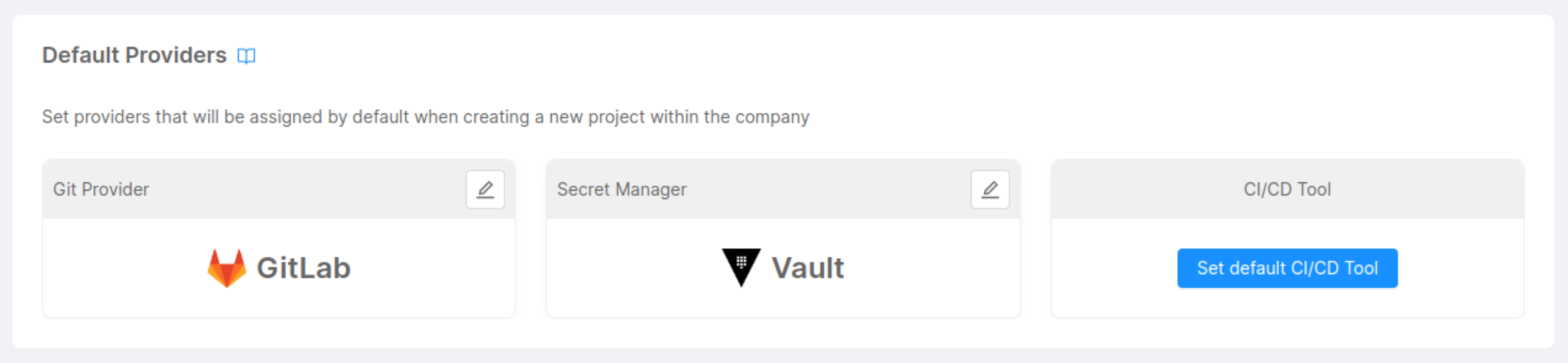 Default Providers