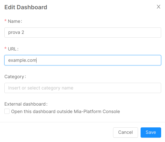 edit dashboard