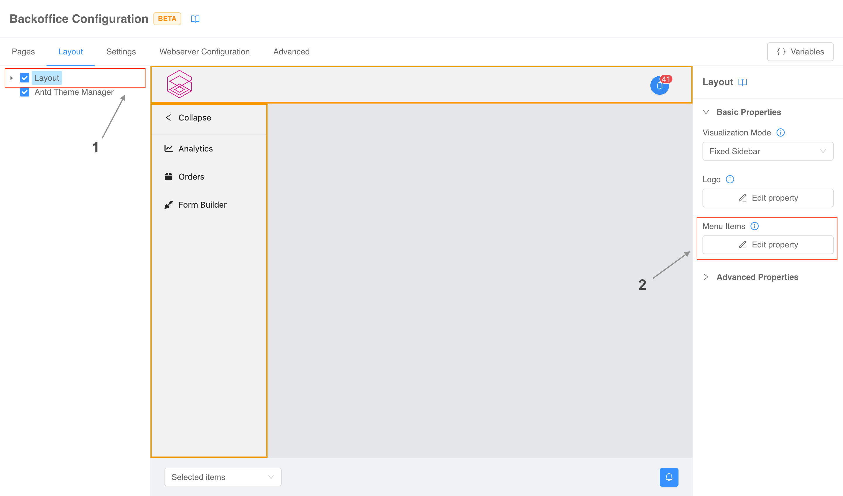 Select component