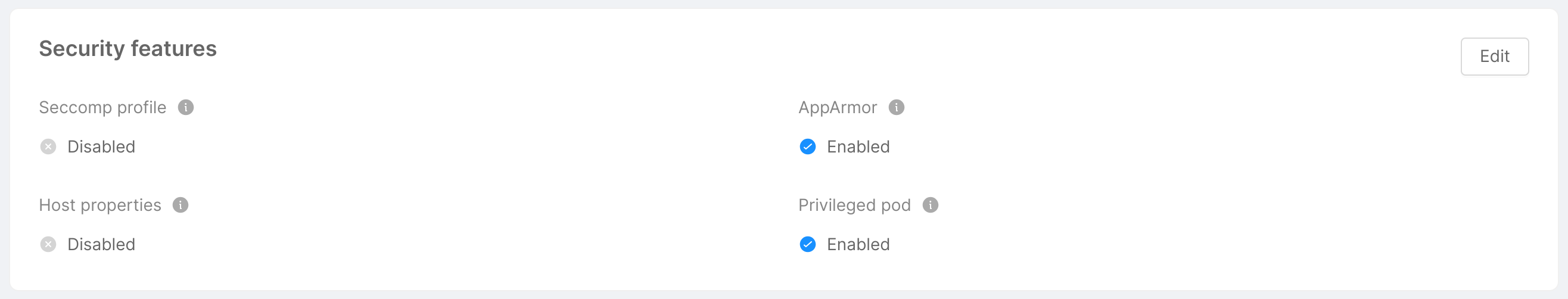 security features