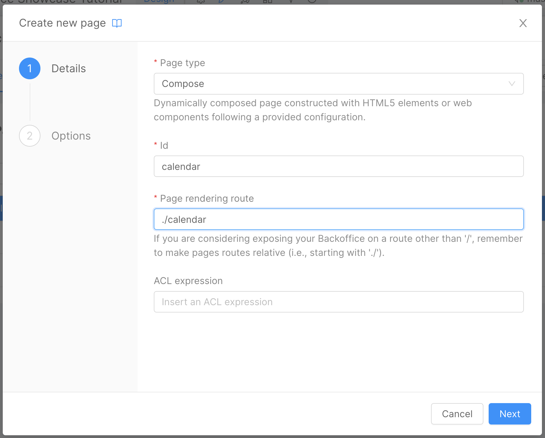 Create New Page
